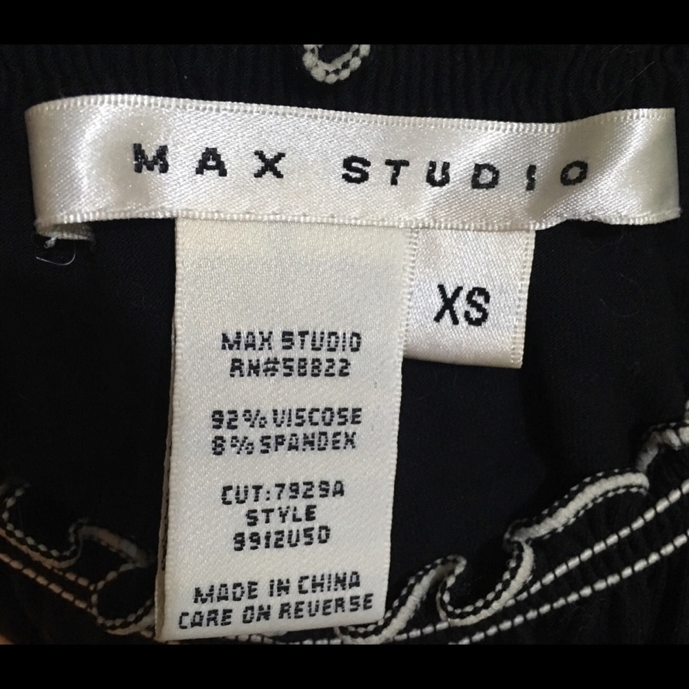 Max Studio Ruffle-Trim Princess Dress - Size XS - Picture 4 of 4